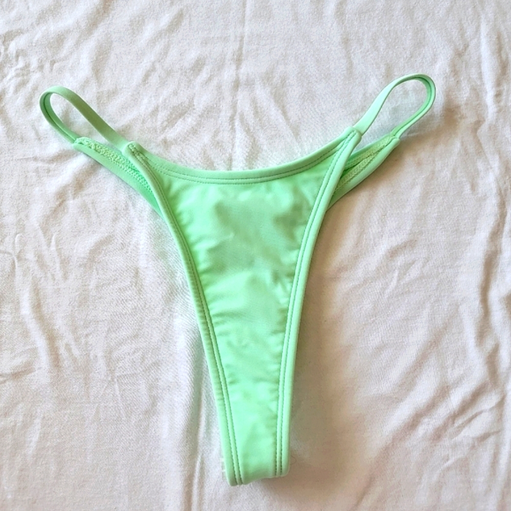 Low-rise High-leg Ultra Cheeky Thong String Bikini Swim Bottoms | Wild Fable